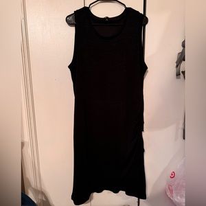 APT. 9. BLACK WRAP DRESS XXL
